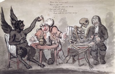 The Doctor and his Friends, engraved by Issac Cruikshank, c.1798 by George Moutard Woodward